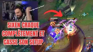 Miniature : SIXEN CRAQUE COMPLÈTEMENT ET CASSE SON SETUP EN LIVE - Best Of Lol fr #65