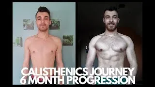 Miniature : CALISTHENICS JOURNEY: My 6 month progression (Body & Skills)