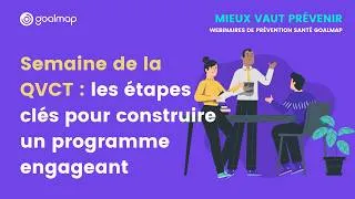 Miniature : Webinaire - Semaine QVCT : étapes clés et idées d'actions