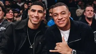 Miniature : Kylian Mbappé et Hakimi A La NBA, scène Incroyable #mbappe #hakimi #Nba #psg