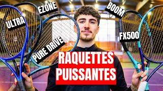 Miniature : On a testé les MEILLEURES raquettes PUISSANTES du marché