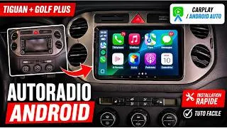 Miniature : Installation complète d’un autoradio Carplay et Android auto sur VW Tiguan et Golf Plus