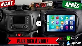 Miniature : 15 MIN pour transformer un Jeep Renegade ? CarPlay & Android Auto