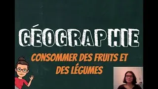 Miniature : Géographie - CM1 - Consommer des fruits et des légumes