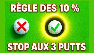 Miniature : Stop aux 3 putts ⛳ Découvrez la règle des 10 % au putting !