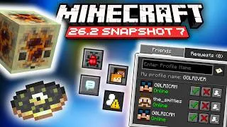 Miniature : OMG La LISTE D'AMIS sur MINECRAFT - 🌍Minecraft 26.2 Snapshot 7