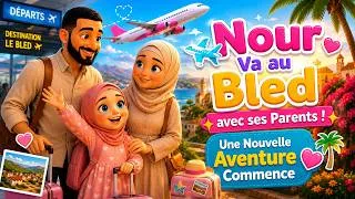 Miniature : ✈️ Nour va au Bled ! 🌍 Compilation Dessin Animé Complet en Français 💖| Super zayn et Nour