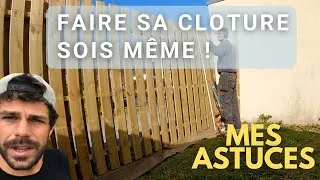 Miniature : Créer sa clôture bois sois même ! ( étapes par étapes )