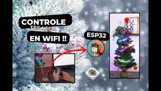 Miniature : Contrôler un ruban LED WS2812 depuis ton smartphone en WiFi (ESP32-C3 XIAO – tuto rapide)
