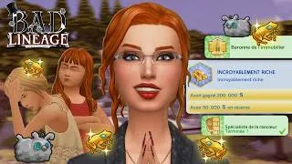 Miniature : Le fric (et les enfants qui se battent), c'est chic ! 😏 • BAD LINEAGE #5 | Les Sims 4