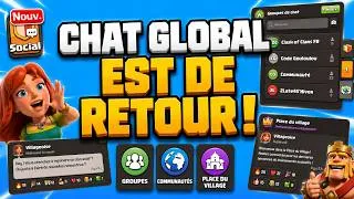 Miniature : 🚨 LE CHAT GLOBAL EST DE RETOUR sur Clash of Clans !
