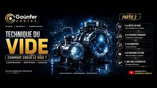 Miniature : Technique du Vide — Partie 2 : Comment créer le vide (pompes, étapes et stratégies)