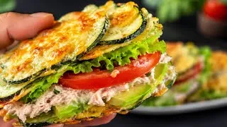 Miniature : Sandwich Sans Pain aux Courgettes 🥒 Facile, Healthy et Délicieux !