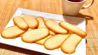 Miniature : Recette de langues de chat. 4 ingrédients seulement, pas besoin de robot ménager!