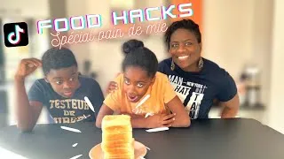 Miniature : On teste des food hacks: 4 recettes à base de pain de mie! Tiktok food hacks 👌🏾