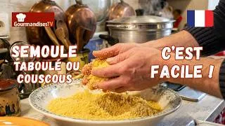 Miniature : Cuisson des GRAINES DE COUSCOUS C'est facile ! Recette, astuces conseils sur Gourmandises TV