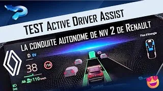 Miniature : Active Driver Assist: test de la nouvelle version de conduite autonome de niveau 2 de Renault.