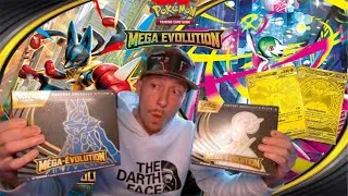 Miniature : Ouverture ETB Lucario ME01 – On Cherche les MEGA CARTES ! 💙🔥 | Pokémon TCG