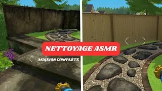 Miniature : ASMR PowerWash Simulator 🌿 Mission 1 : Nettoyage Terrasse & Jardin – Gameplay Relaxant sans Voix