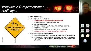 Miniature : Automotive Visible Light Communications: Potential, Challenges, and Perspect, by Alin-Mihai CAILEAN