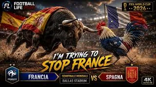 Miniature : I'M TRYING TO STOP FRANCE - Football Life 2026 - World Cup 26 I REALISTIC TV BROADCAST EXPERIENCE ⚽