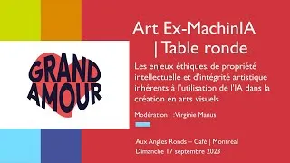 Miniature : IA et Art : Enjeux éthiques, de propriété intellectuelle et d'intégrité artistique.  Table Ronde