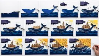 Miniature : How to Quiet Your Mind in 10 Minutes  | Papercraft Diorama | ASMR |