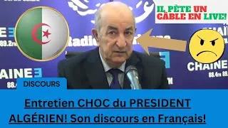 Miniature : Écoutez le discours de Tebboune en français. Restez jusqu'au bout