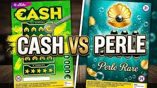 Miniature : Grattage fdj 4 NOUVEAU CASH VS 4 PERLE RARE ☘️