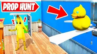 Miniature : La MEILLEURE Map *PROP HUNT* Sur FORTNITE !!🔥[Chapitre 3](CODE)