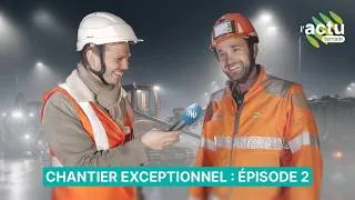 Miniature : [L'Actu Terrain] Réalisé de nuit, ce chantier d’envergure est « exceptionnel »
