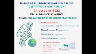 Miniature : Débattre de nos a priori Thème : LES LIMITES PLANÉTAIRES