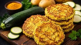 Miniature : Pommes de terre, courgette et curcuma : rapide, simple et délicieux !