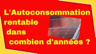Miniature : Retour sur investissement de panneaux solaires en autoconsommation.
