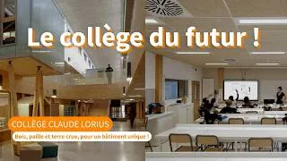 Miniature : Un établissement éducatif pédagogique innovant en matériaux biosourcés