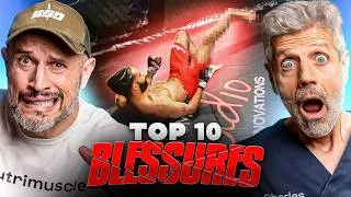Miniature : TOP 10 des blessures les plus sales 😳 (feat Dr Gilbert @Charlesco & GregMMA)
