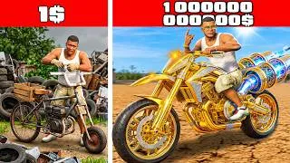 Miniature : MOTO À 1$ VS 1 000 000$ SUR GTA 5 ! (La dernière est folle)