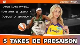 Miniature : WNBA : 5 Takes sur la présaison 2026 (Cam Brink sur le banc ? Caitlin Clark off ball ?) | W e25