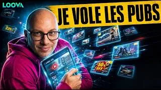 Miniature : Cette IA VOLE les publicités virales de vos concurrents (Loova Ads Studio)