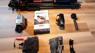 Miniature : Présentation d'objets de tournage vidéo.