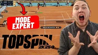 Miniature : La REMONTADA sur le mode EXPERT de TOPSPIN 2K25 ! (J'ai eu chaud en vrai)