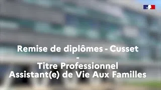 Miniature : Titre Pro Assistant(e) de vie aux familles - Remise de diplôme - GRETA Auvergne