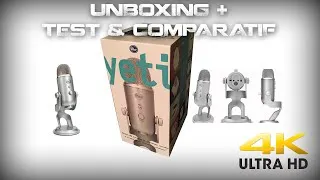 Miniature : [4K] UNBOXING, TEST & COMPARATIF DU BLUE YETI