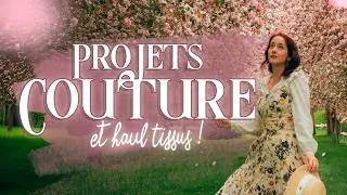 Miniature : Mes prochains projets couture… c’est VOUS qui choisissez ! ✂️ Haul tissus