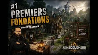 Miniature : Minecraft Minecolonies : La naissance de la colonie #1