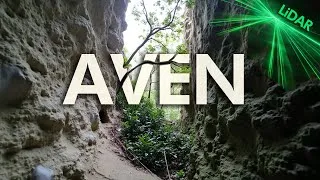 Miniature : Cet aven était inconnu jusque-là, découverte au LiDAR