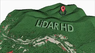 Miniature : Une grotte oubliée révélée par le LiDAR (vue sur QGiS)