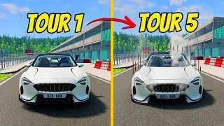 Miniature : BeamNG mais chaque tour, la GRAVITÉ AUGMENTE ! (Je suis choqué)