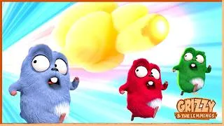 Miniature : Bear In The Clouds | Grizzy & the Lemmings | 25' Compilation | 🐻🐹 Cartoon for Kids