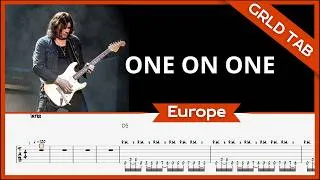 Miniature : Europe - One on One | Guitar Tab + Cover | GRLD